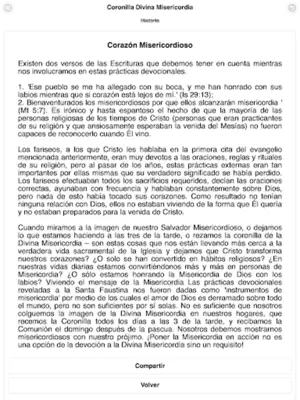 Coronilla Divina Misericordia android App screenshot 2